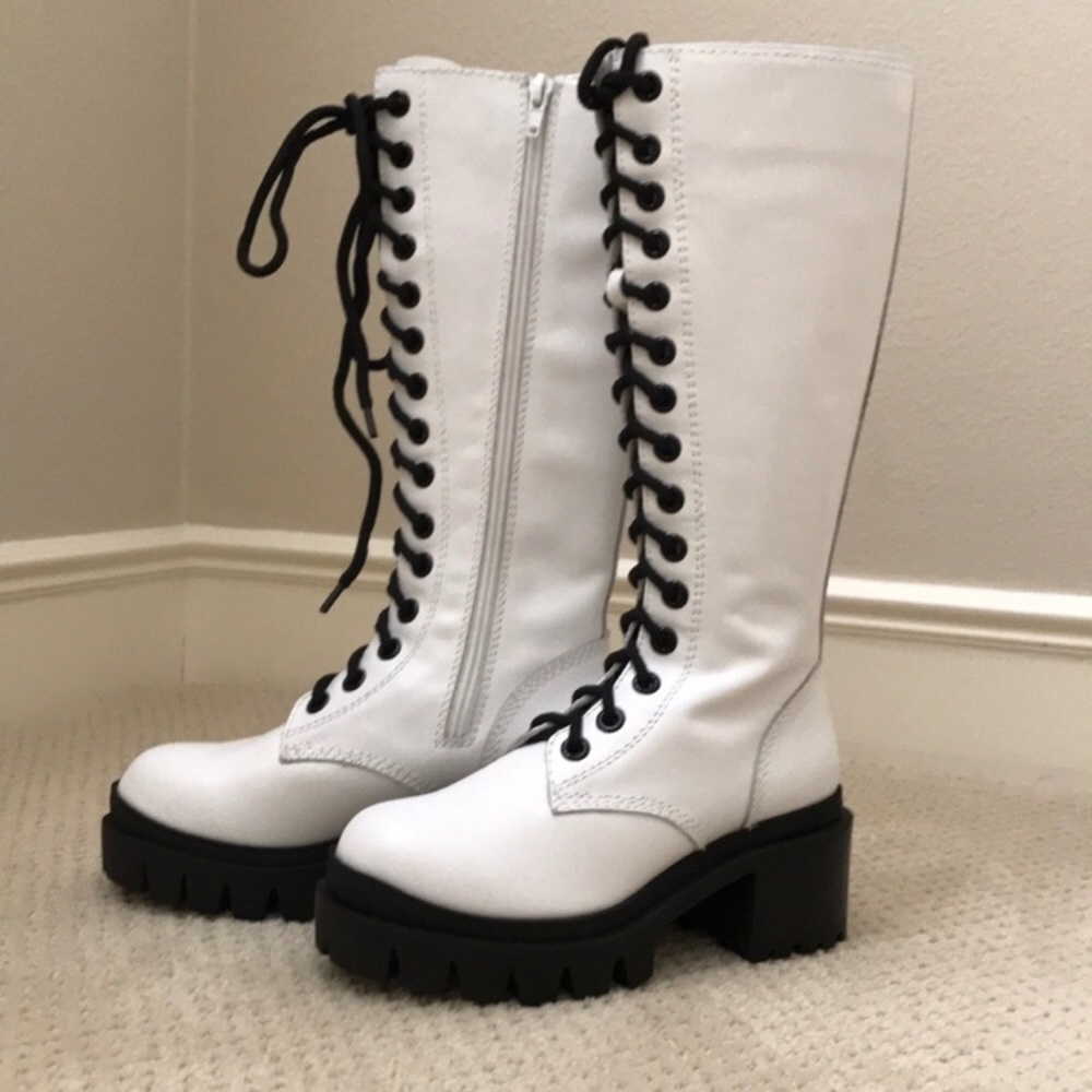 Jeffrey Campbell plasma combat boots - Picture 3 of 5